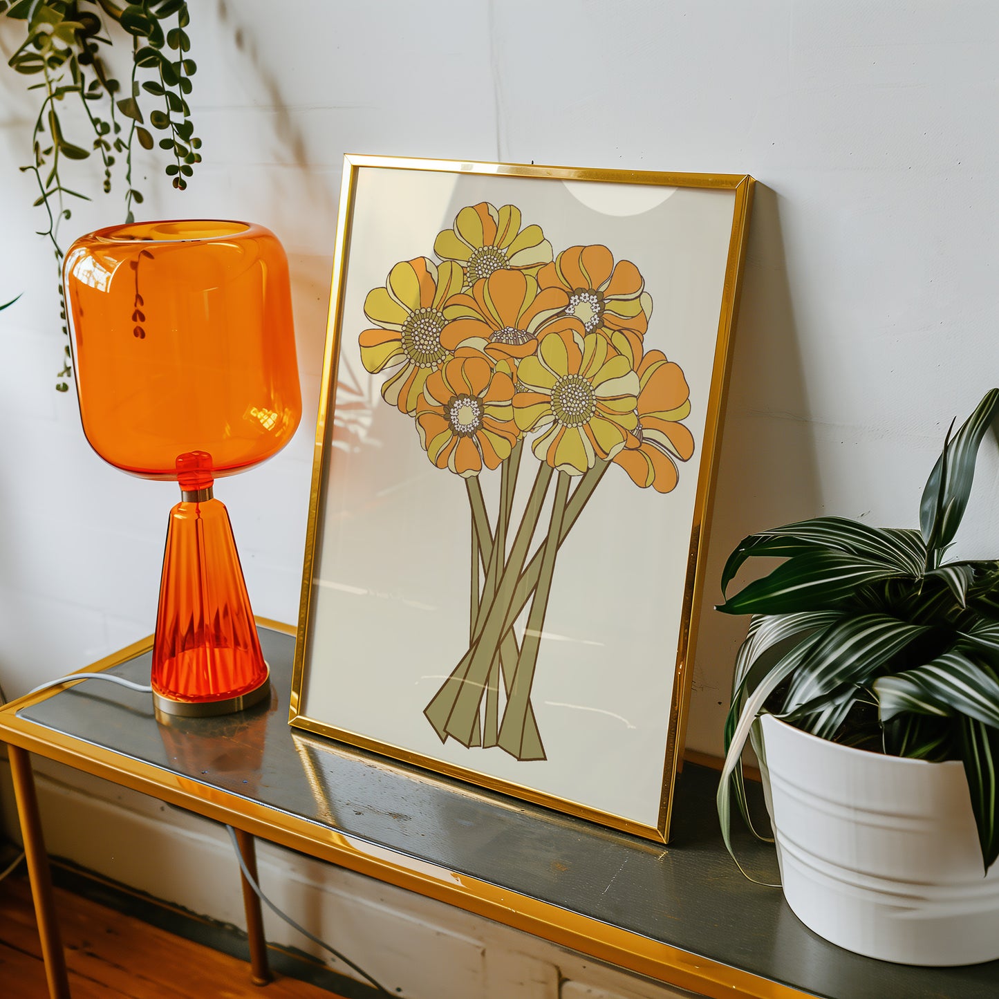 70's Bouquet Print