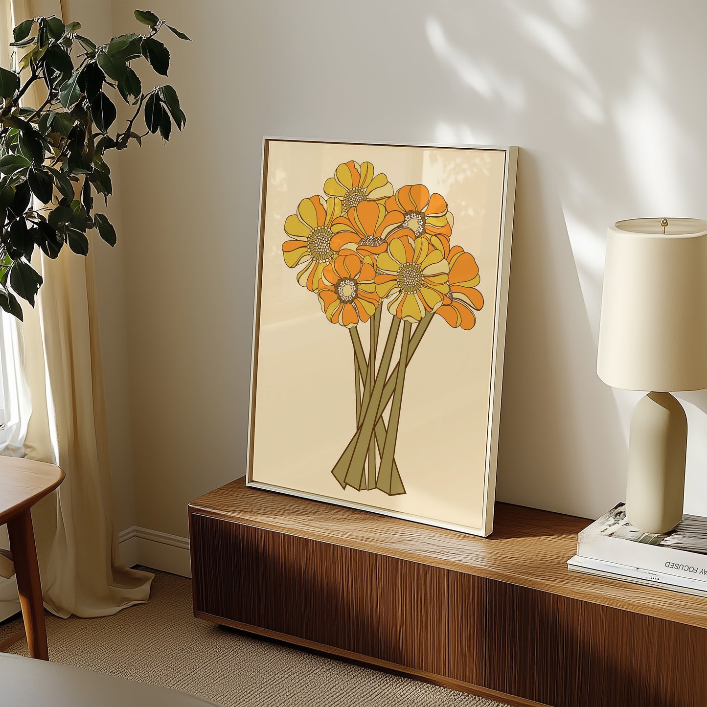 70's Bouquet Print