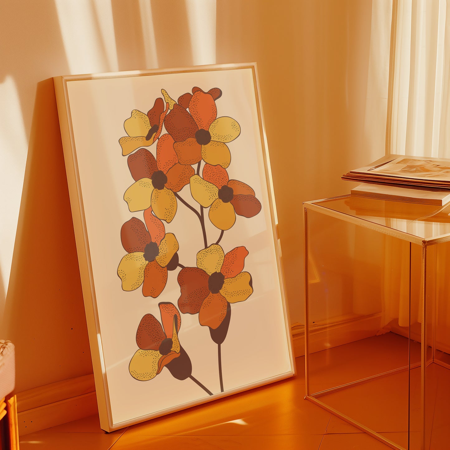 1970's Floral Print