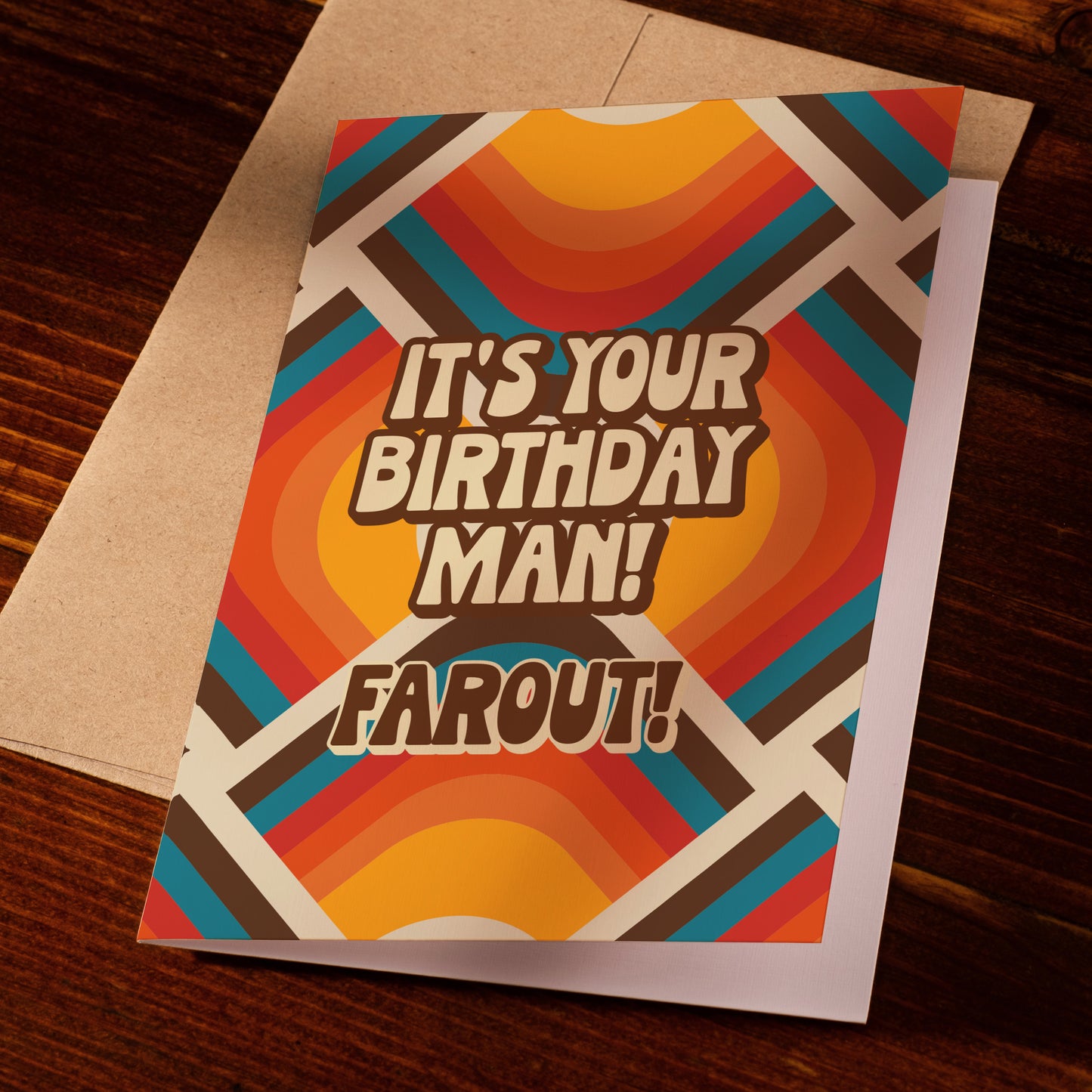 It's Your Birthday Man! Farout! Card