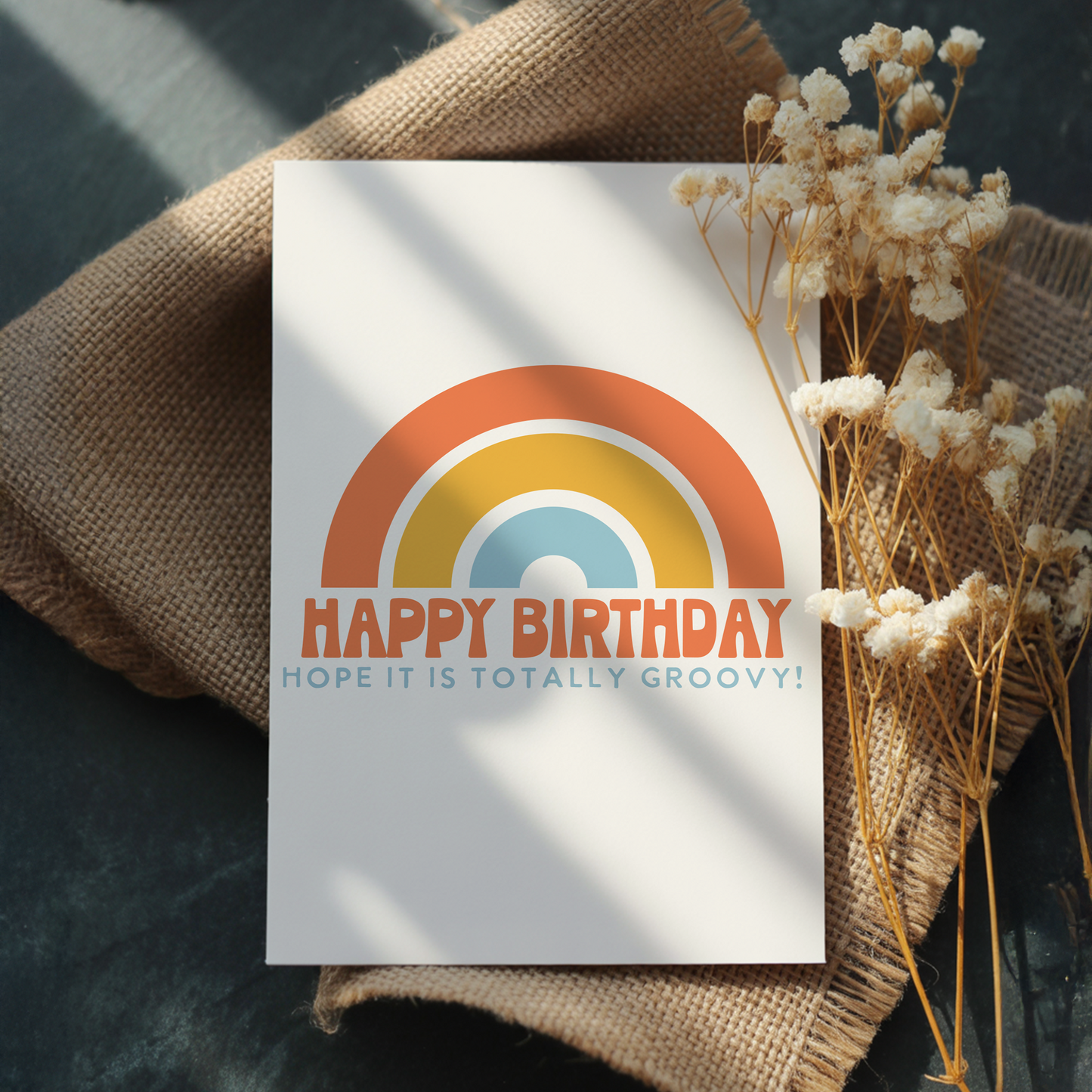 Happy Birthday Hope Its Totally Groovy Card