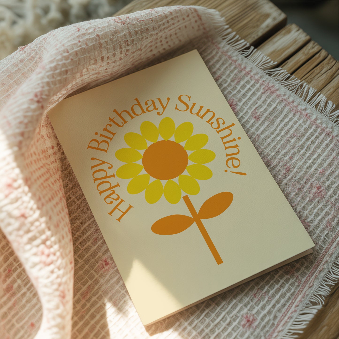 Happy Birthday Sunshine Card