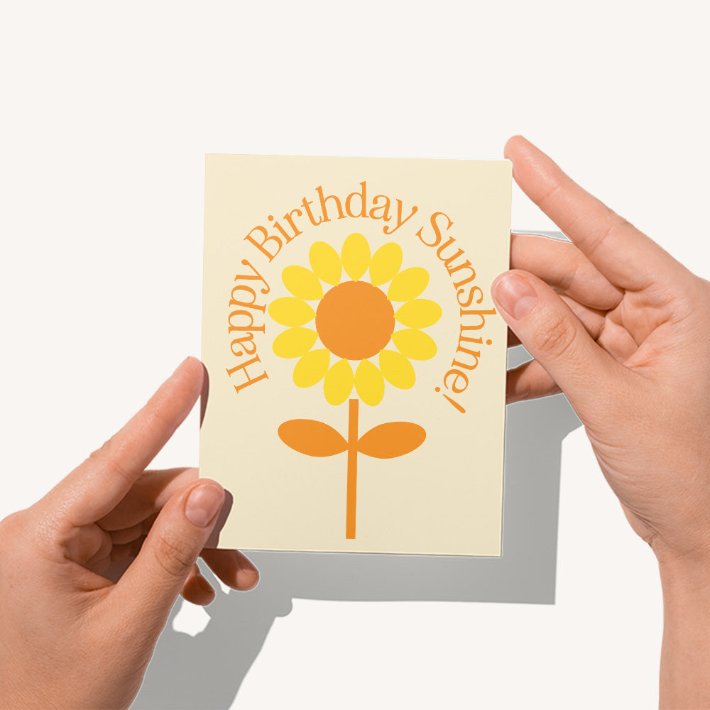 Happy Birthday Sunshine Card
