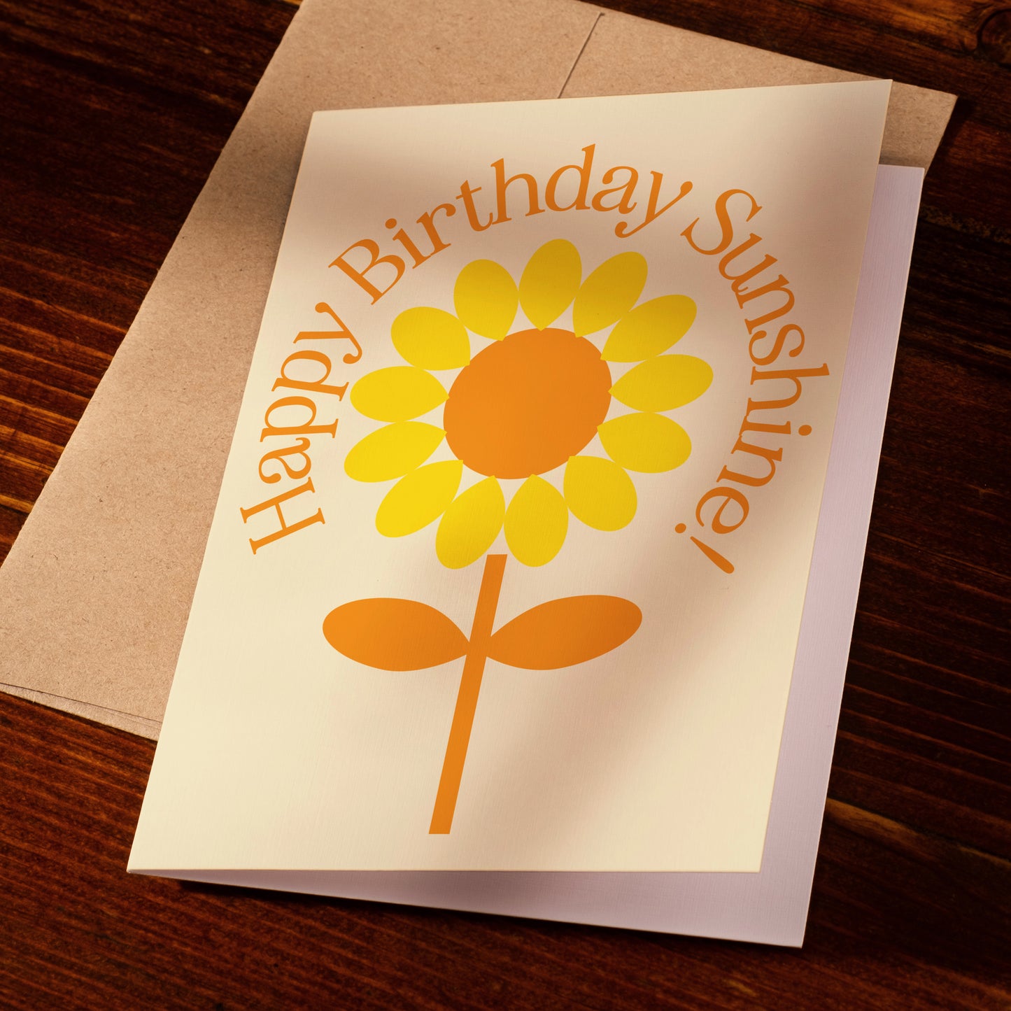 Happy Birthday Sunshine Card