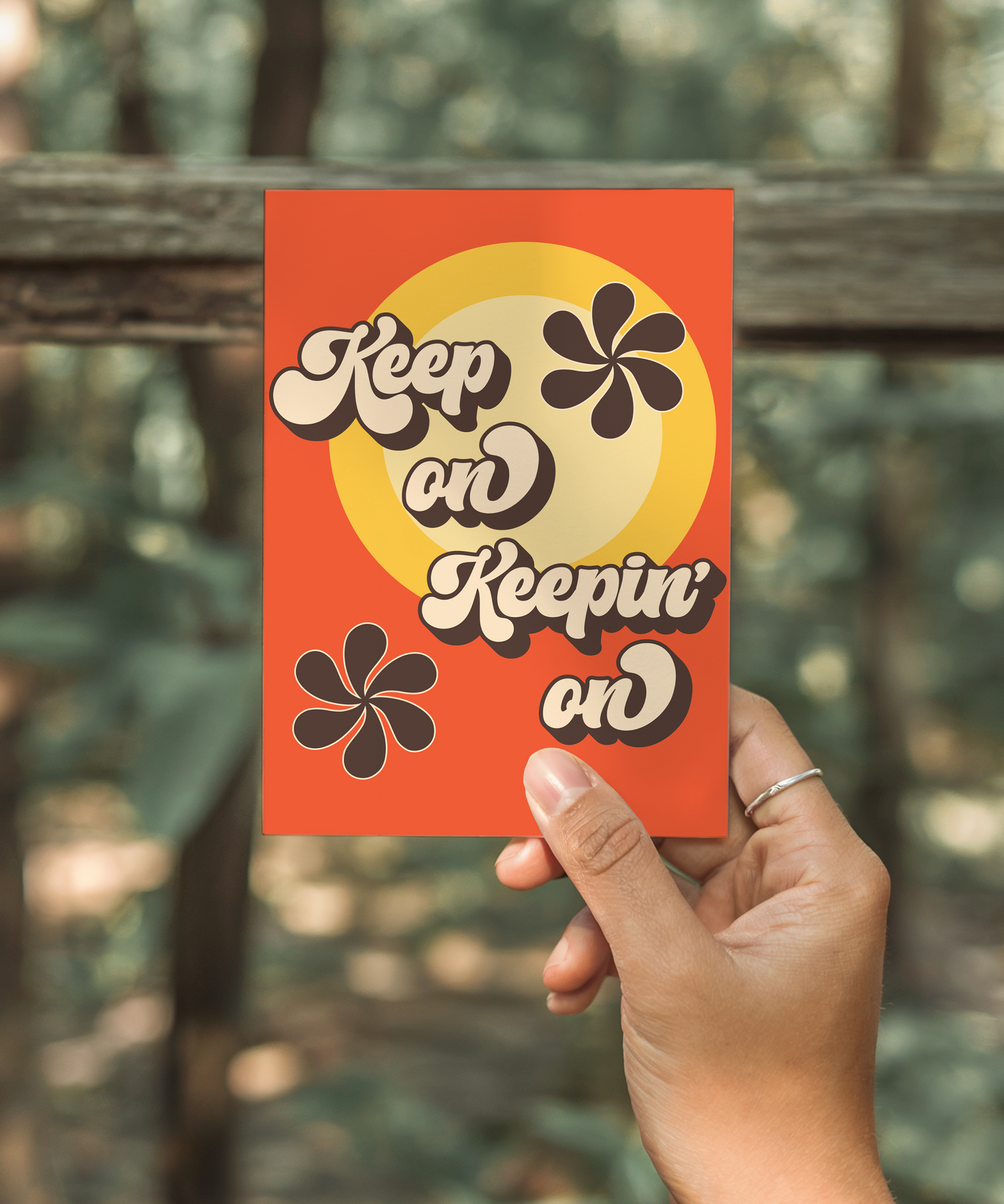Keep On Keepin' On Card
