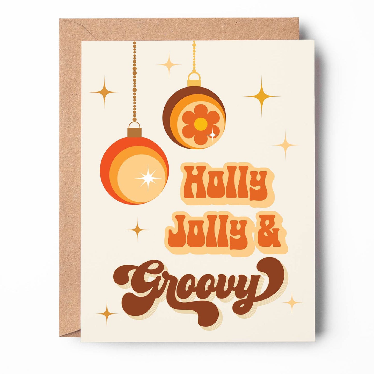 Holly Jolly & Groovy Card