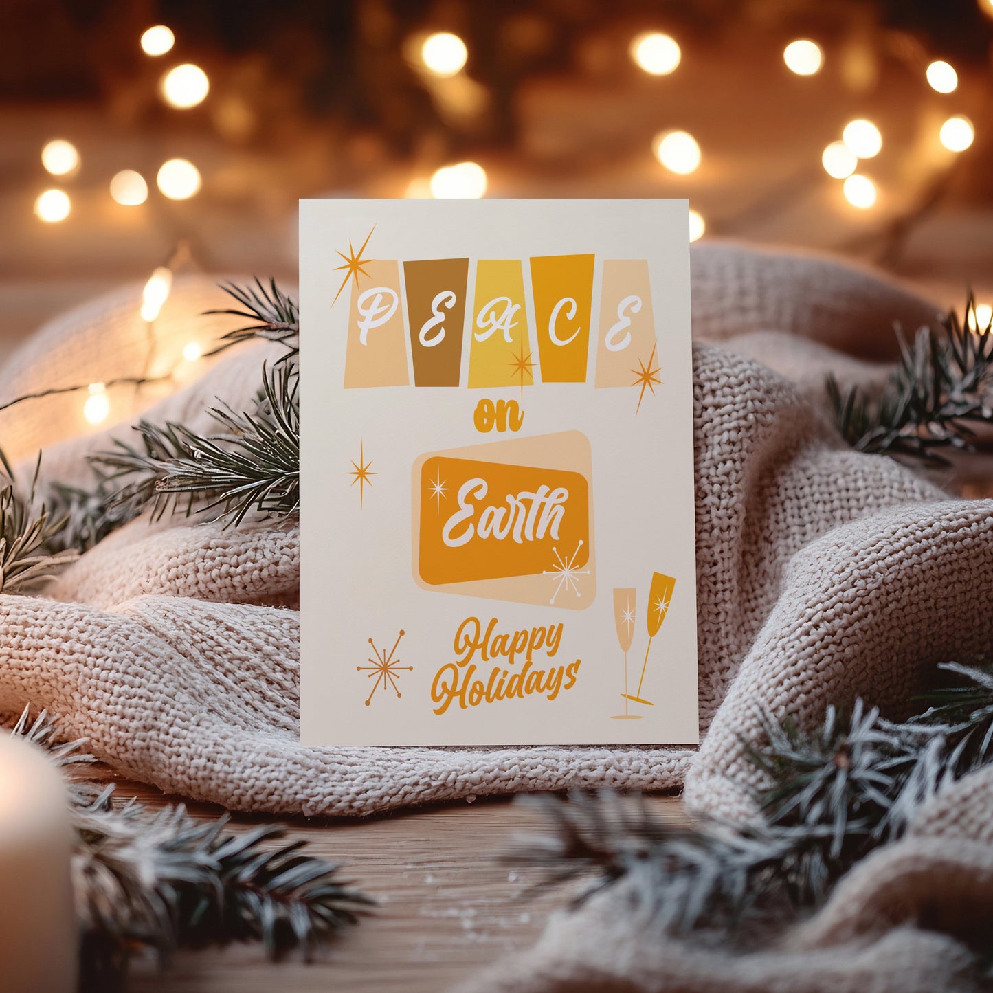 Holly Jolly & Groovy Card