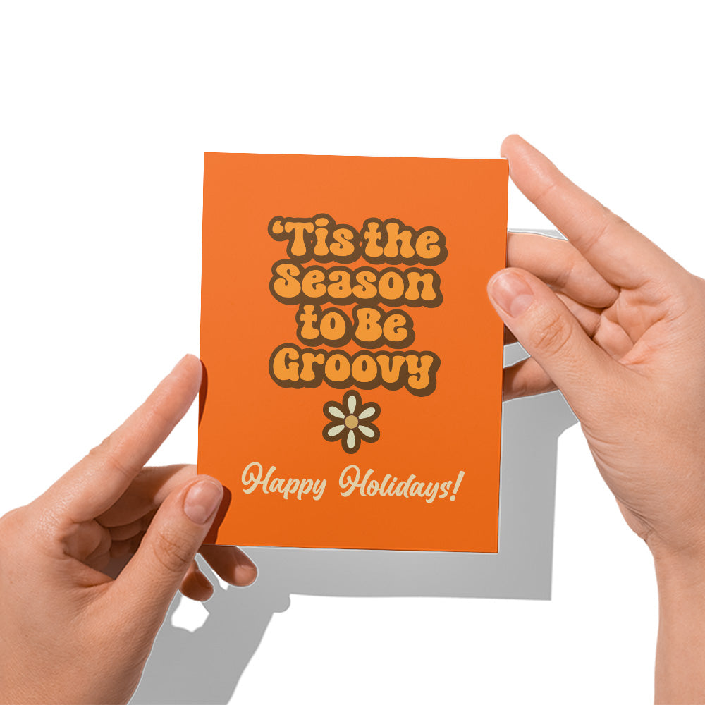 'Tis The Season To Be Groovy Card