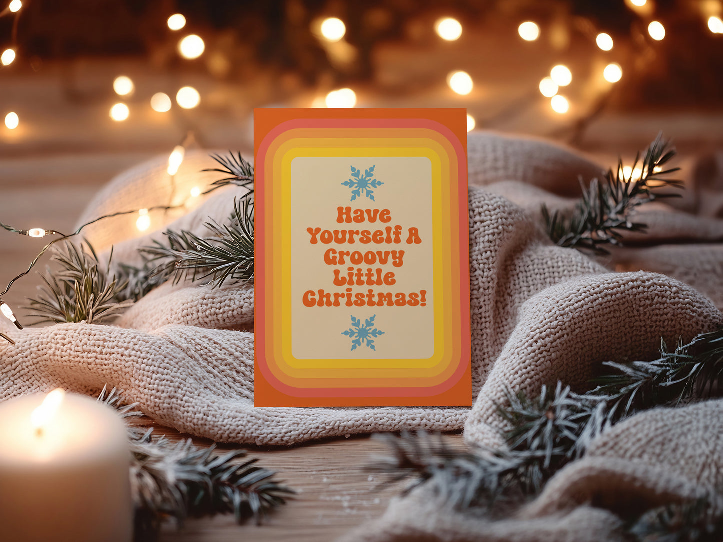 Have Yourself A Groovy Little Christmas Card