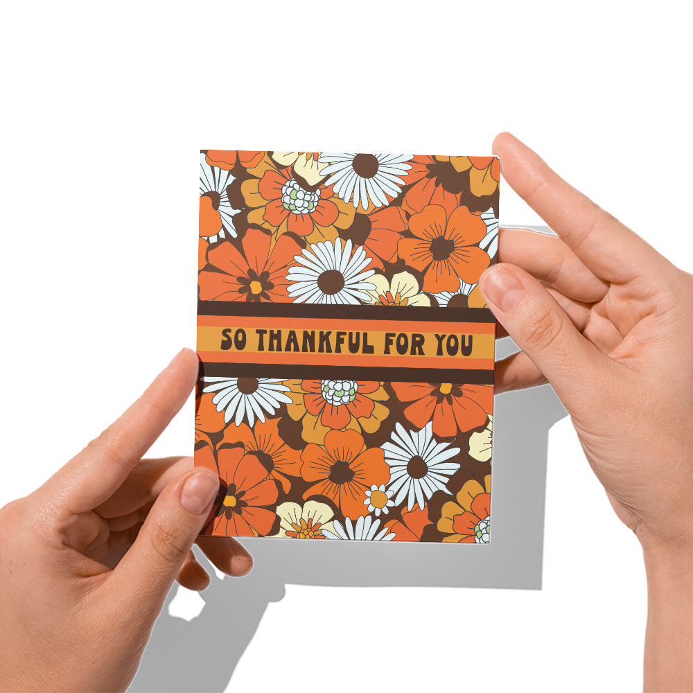 So Thankful For You Card