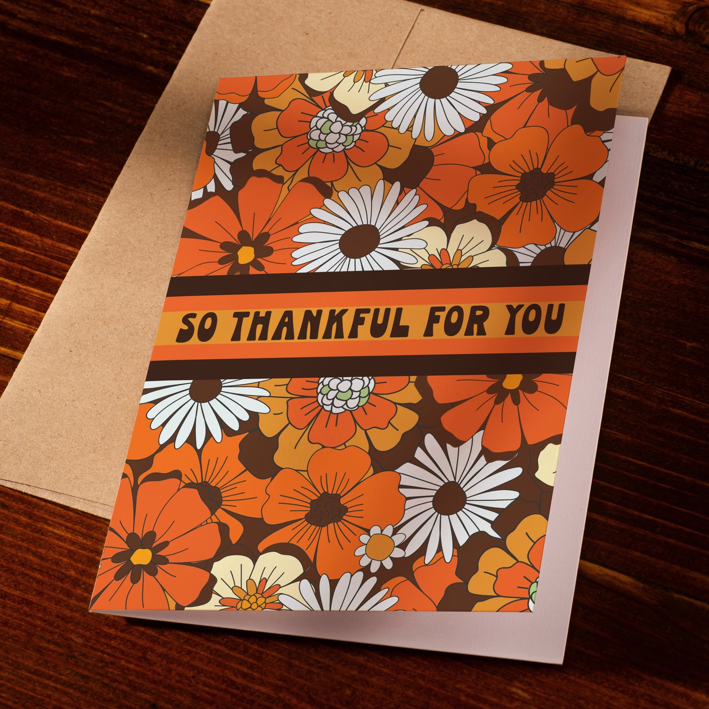 So Thankful For You Card