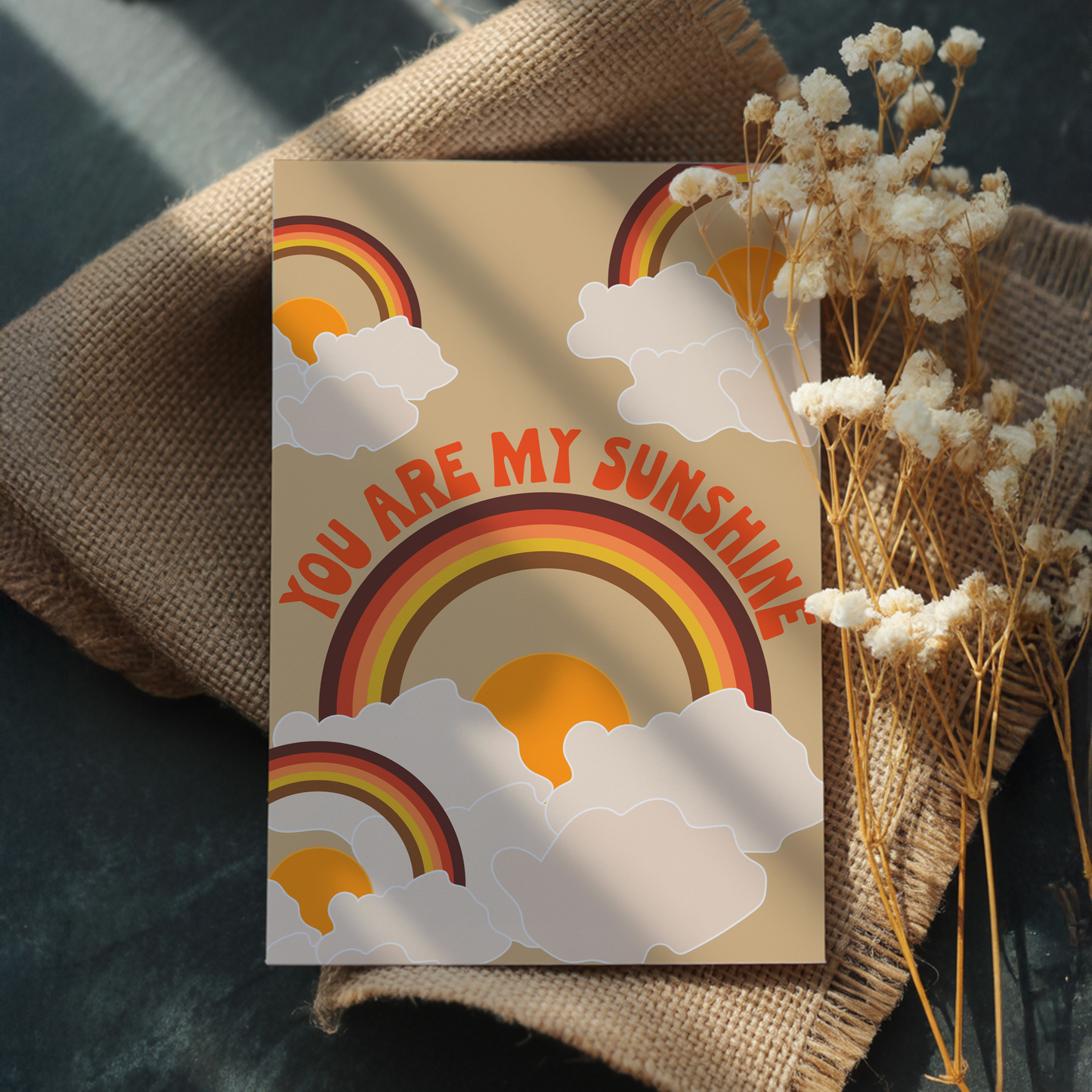 You Are My Sunshine Card