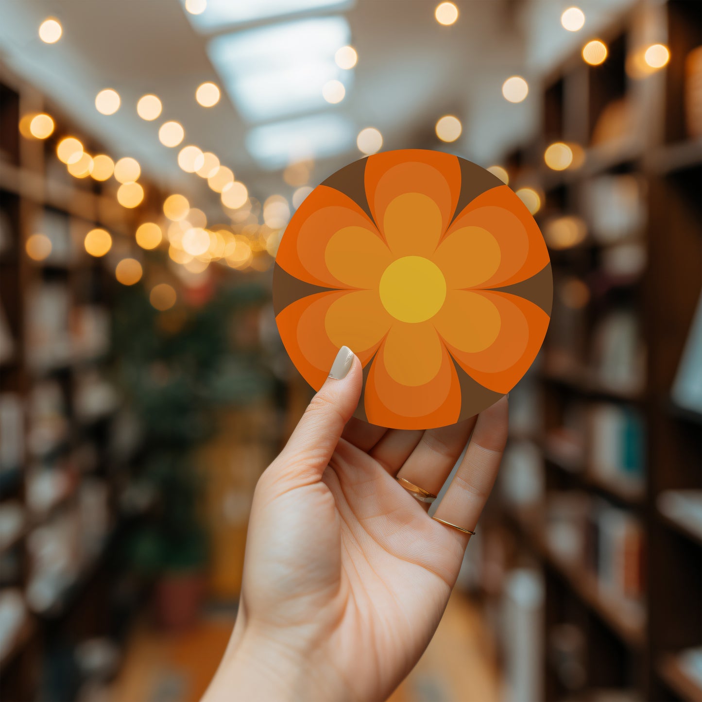 Flower sticker