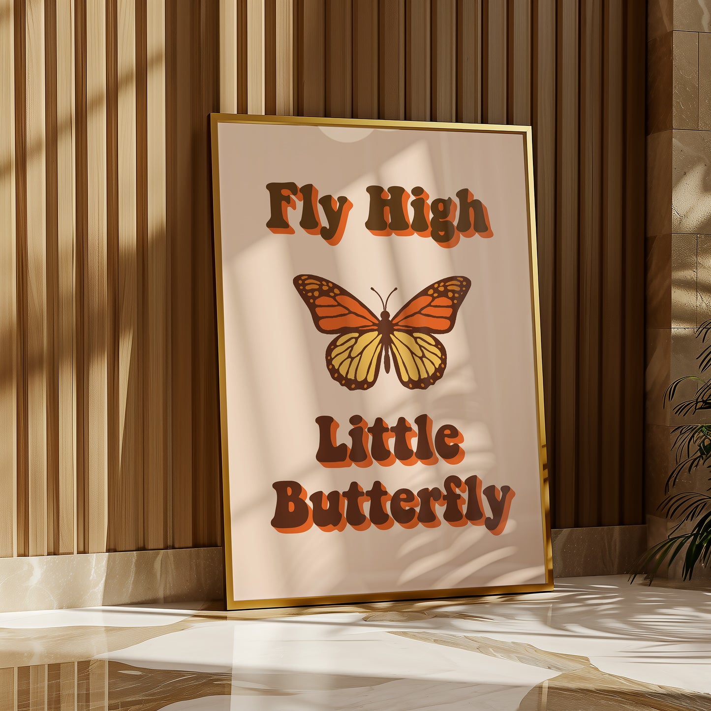 Fly High Little Butterfly Print