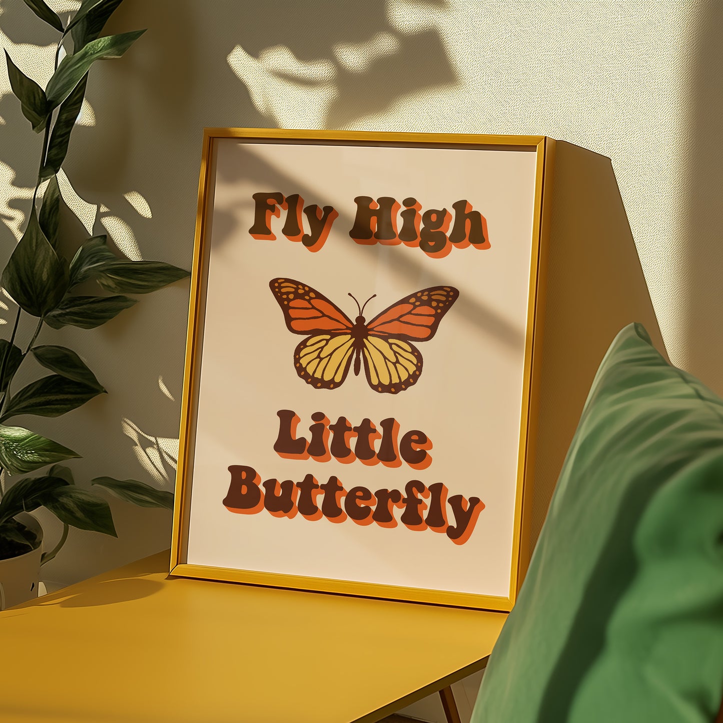 Fly High Little Butterfly Print