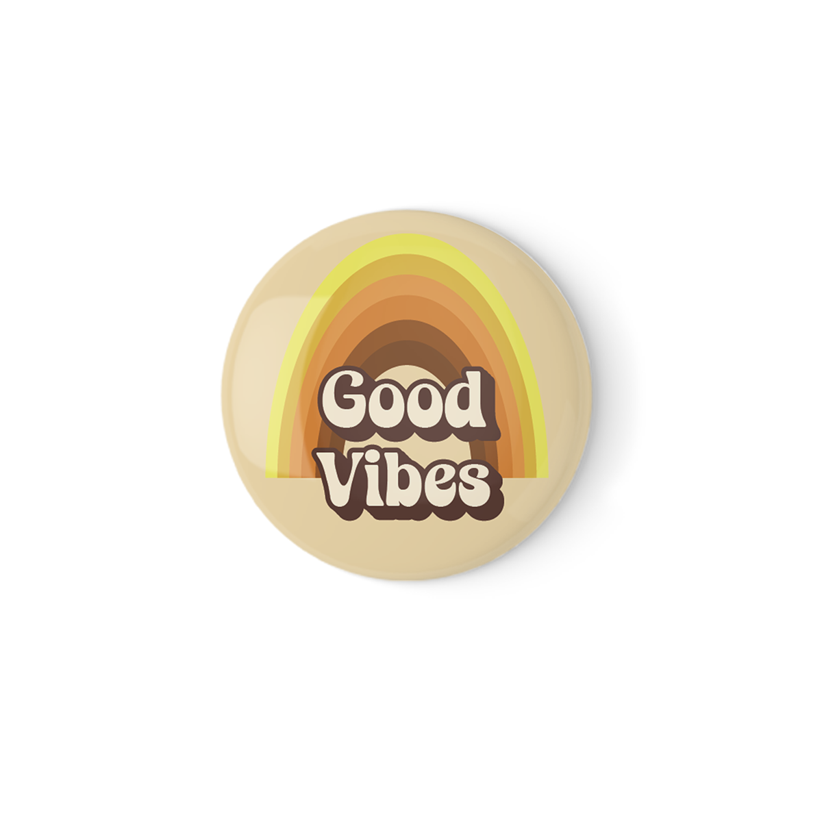 Good Vibes Pinback Button