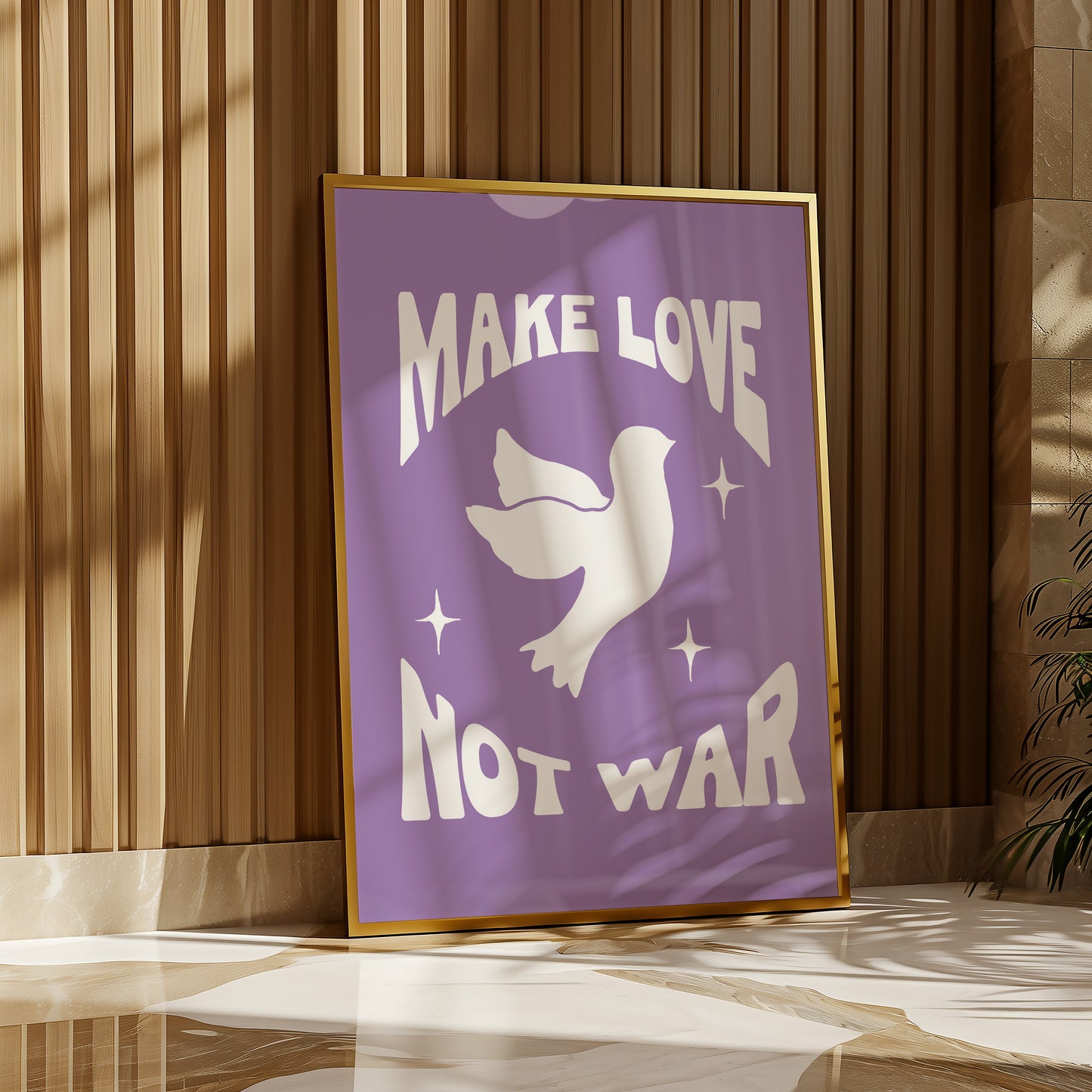 Make Love Not War Print