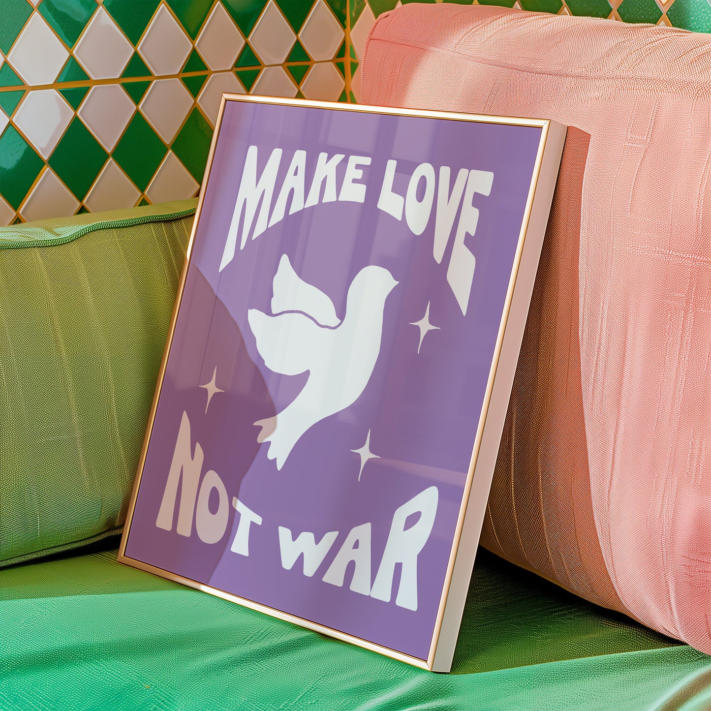 Make Love Not War Print