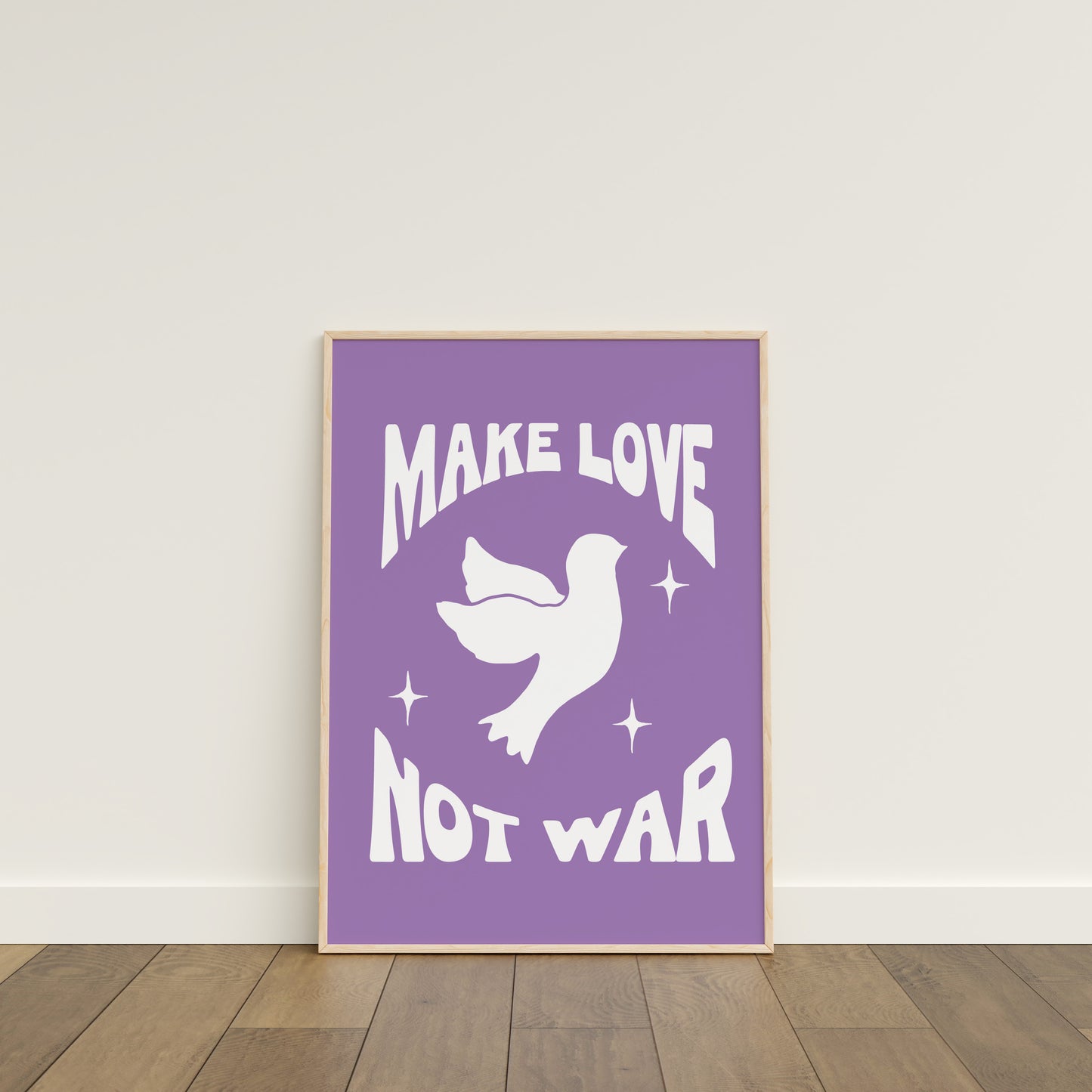 Make Love Not War Print