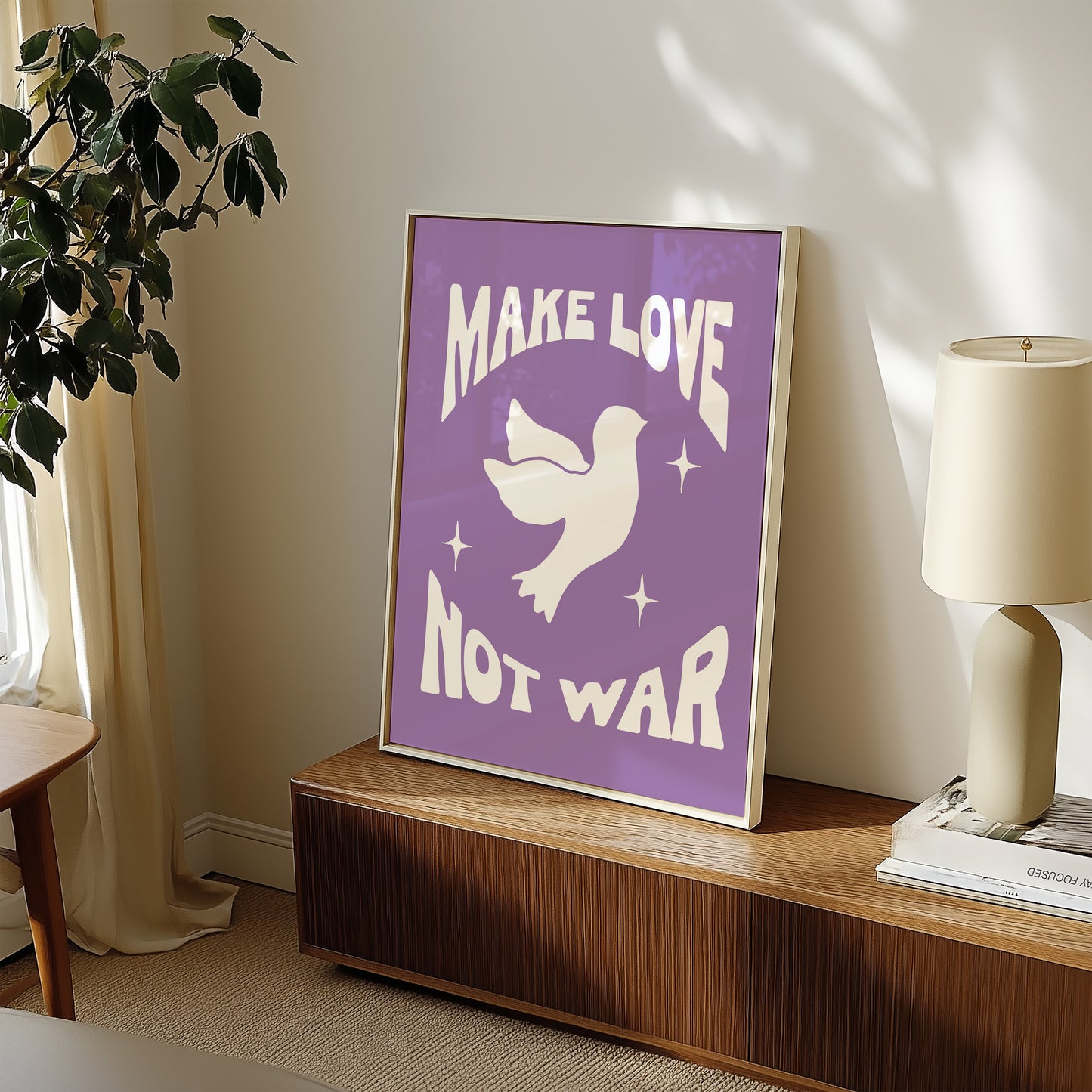 Make Love Not War Print