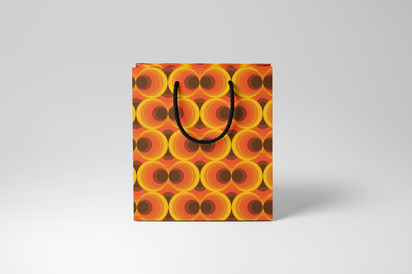 Orange Circles Gift Bag