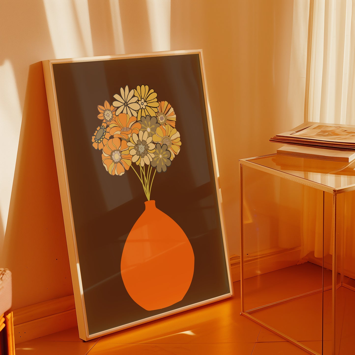 Orange Vase Print