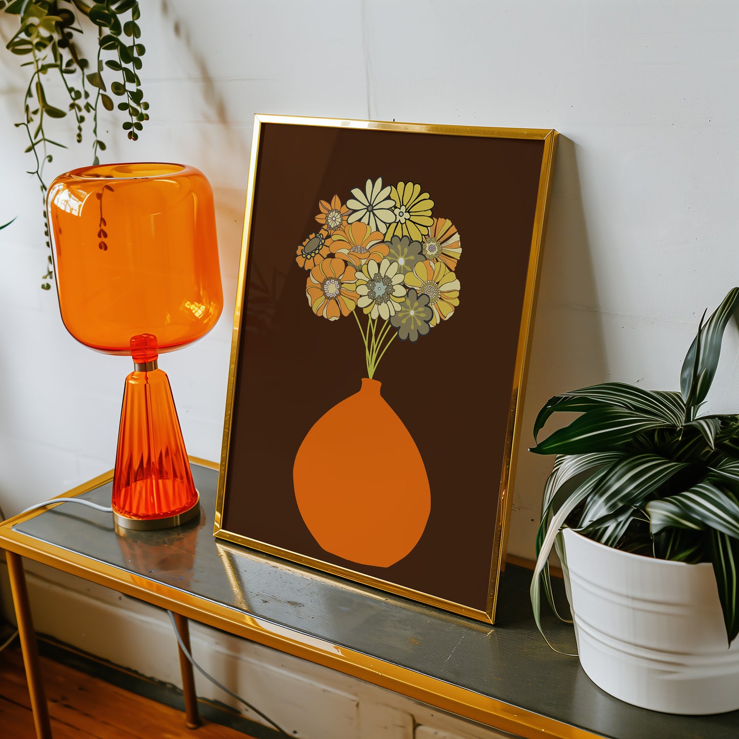 Orange Vase Print