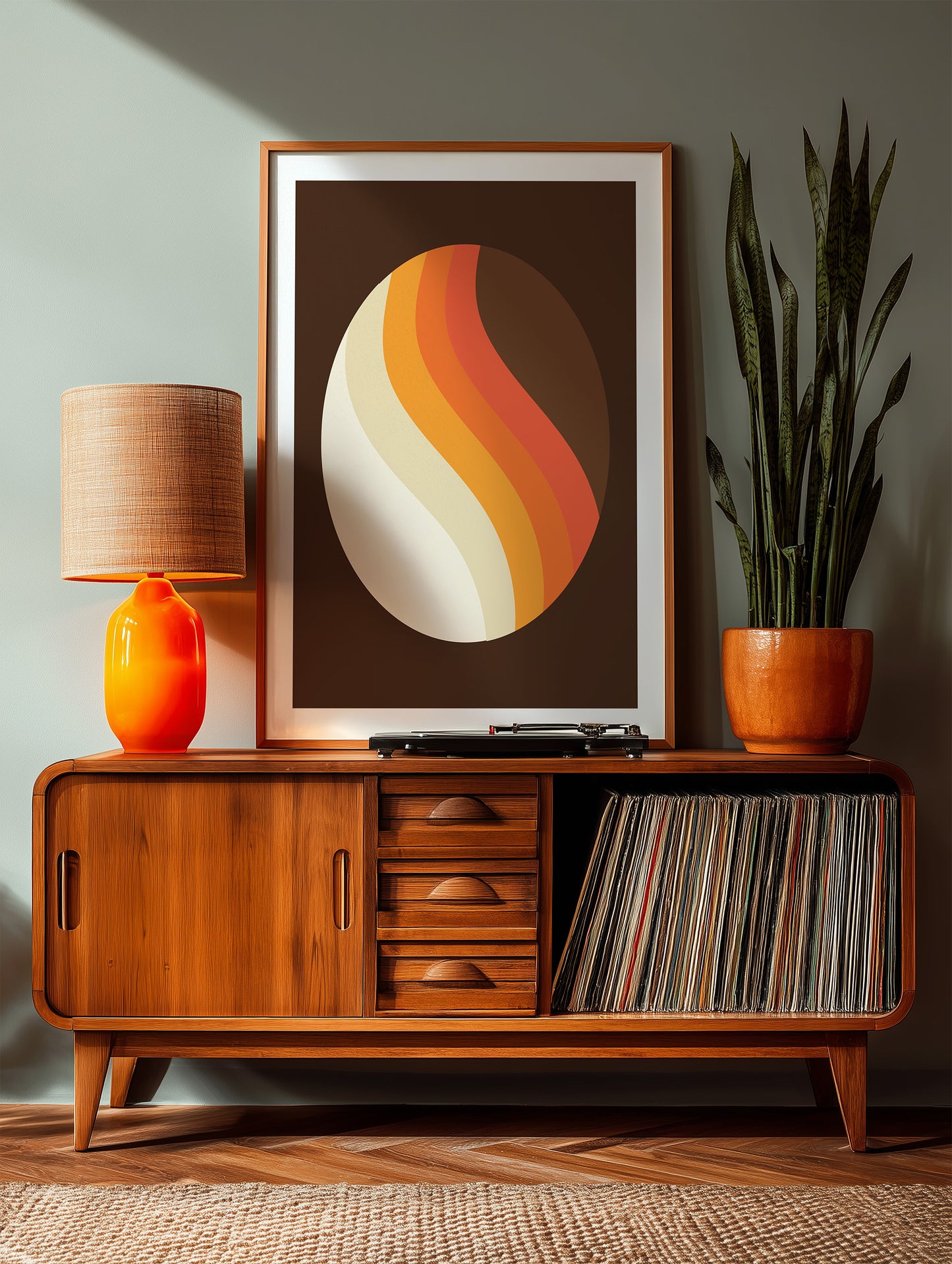 Oval Print