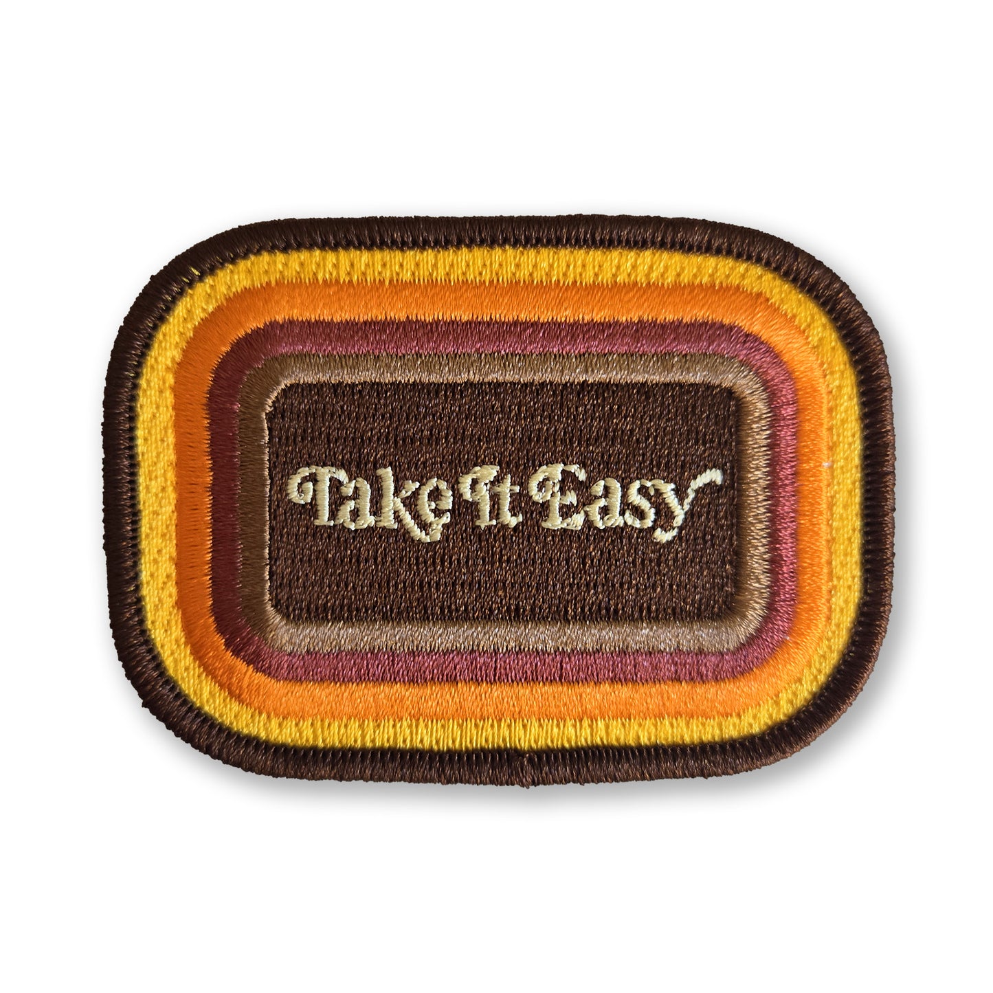 Take It Easy Embroidered Patch