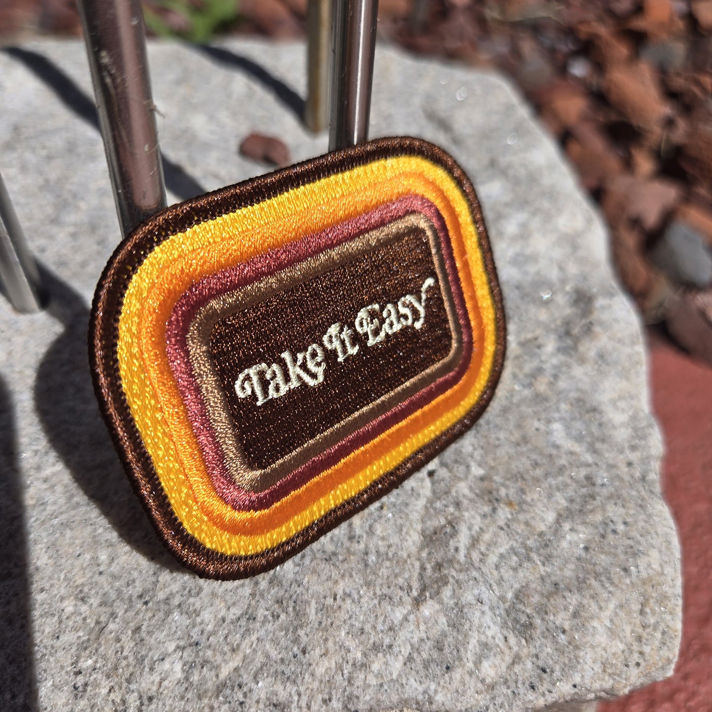 Take It Easy Embroidered Patch