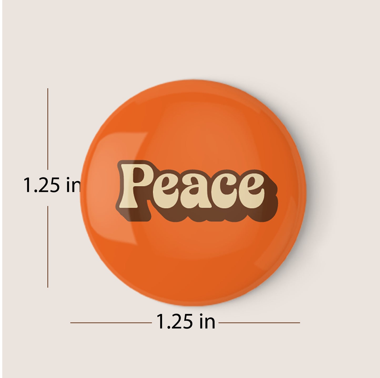 Peace Pinback Button