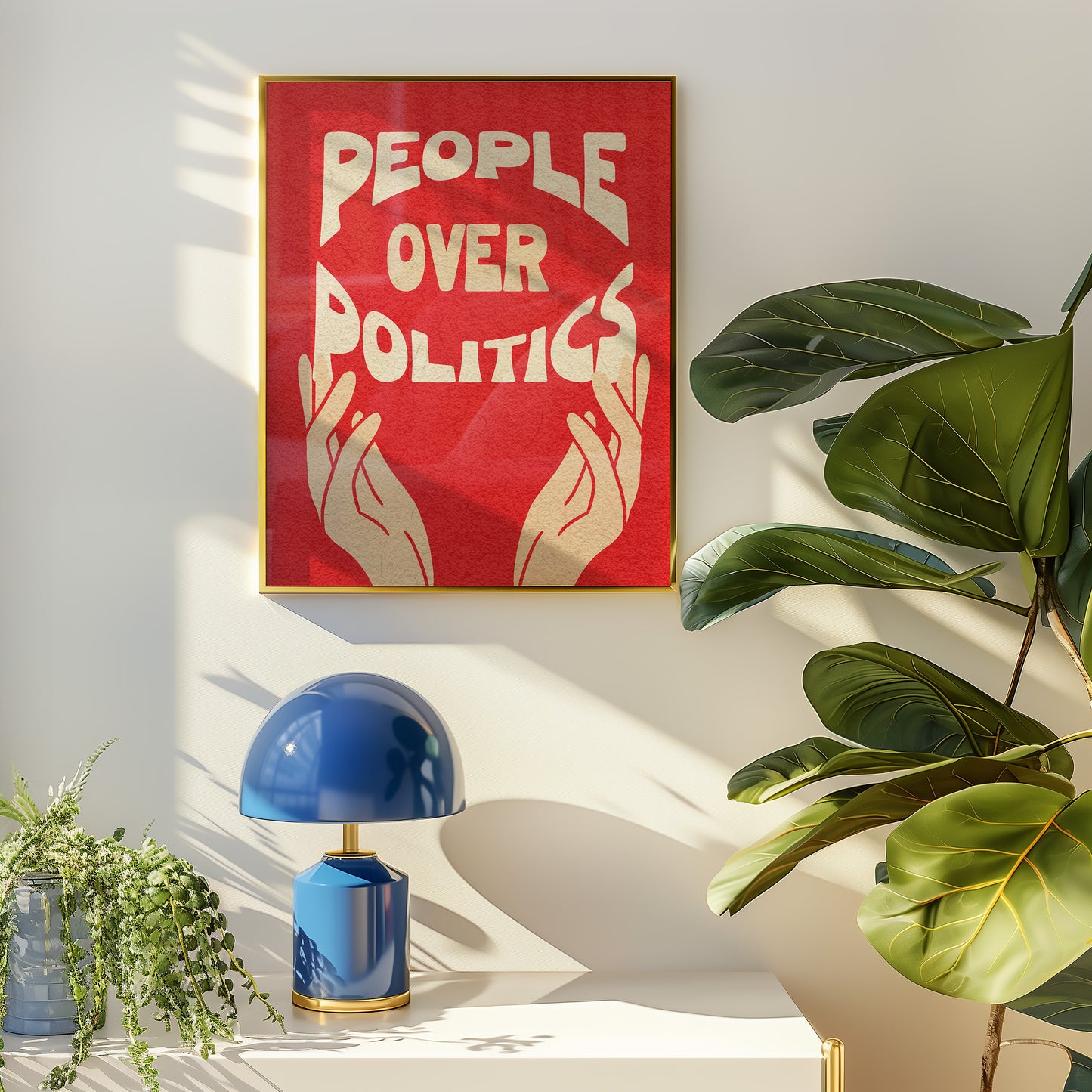 People Over Politics Print