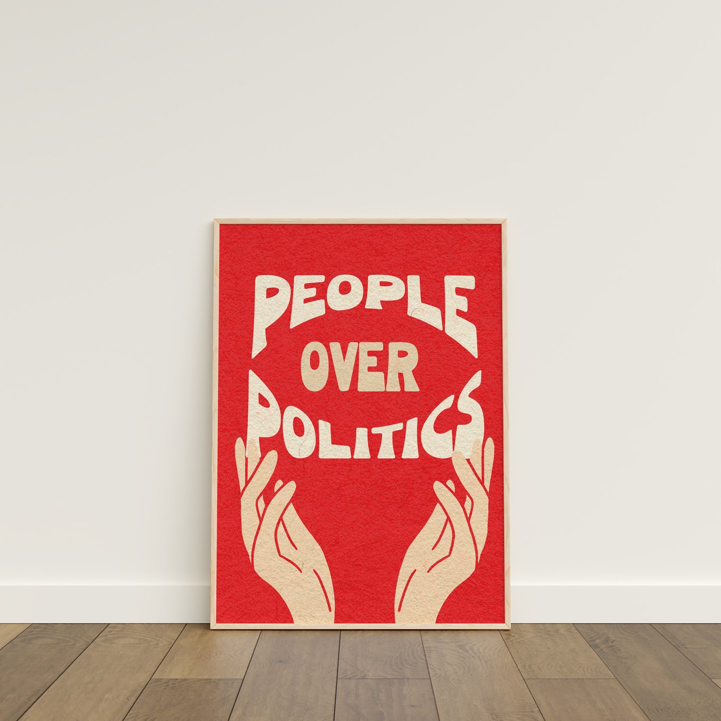 People Over Politics Print