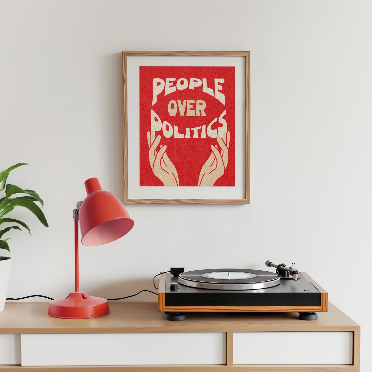 People Over Politics Print