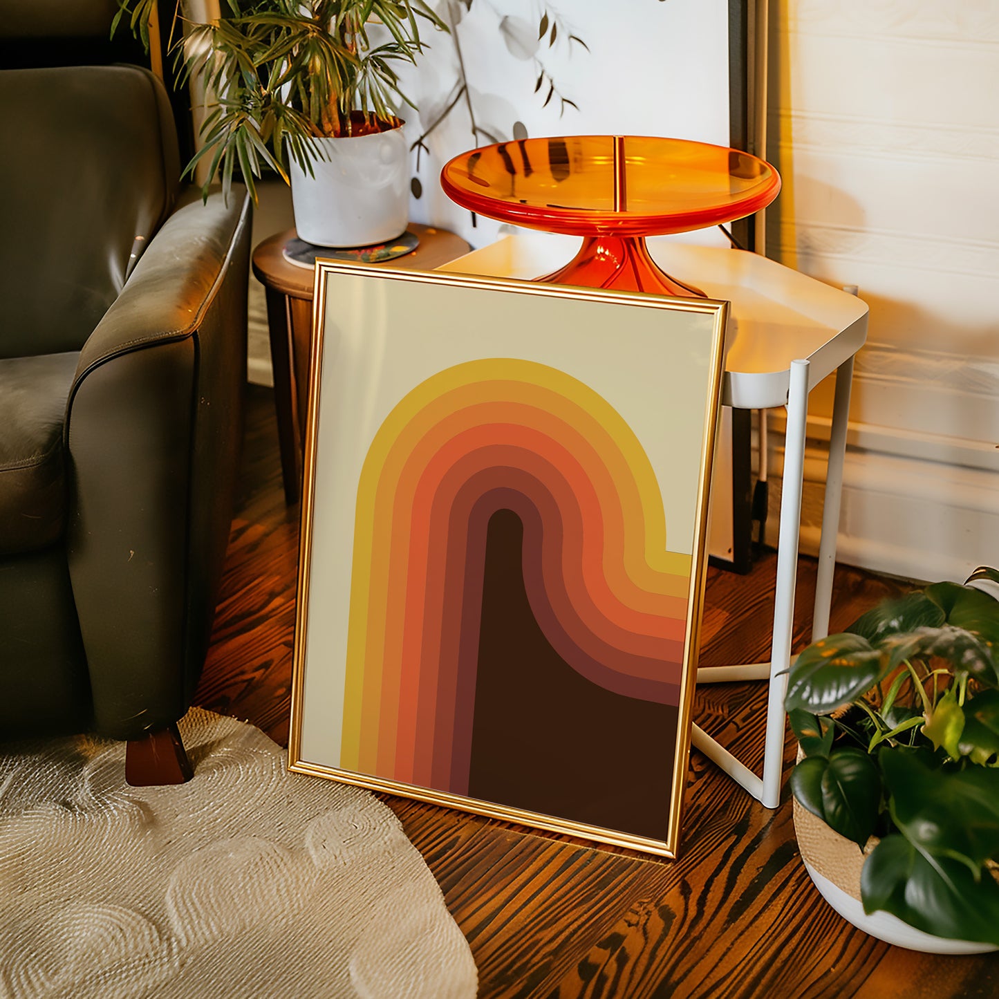 70's Wave Print