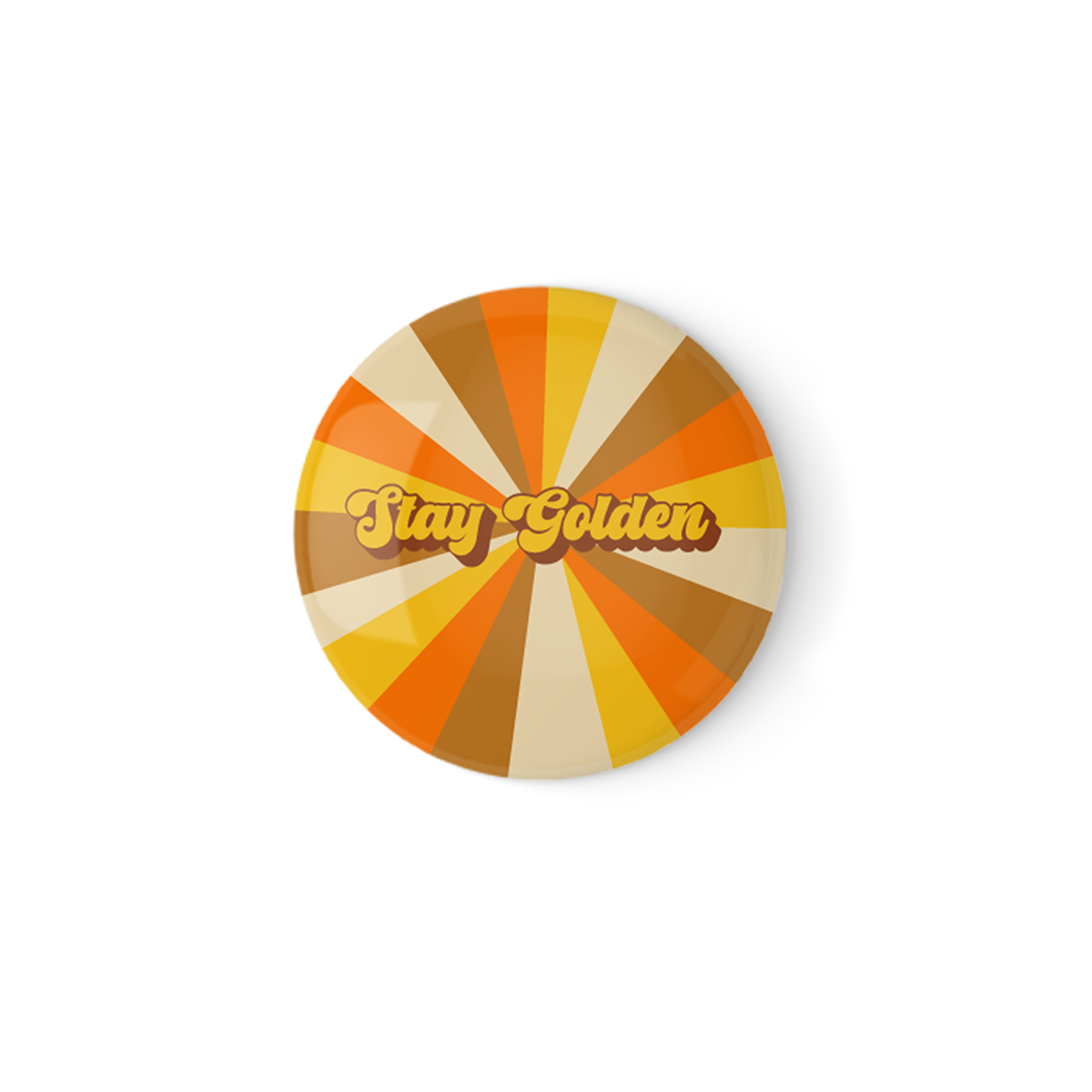 Stay Golden Pinback Button