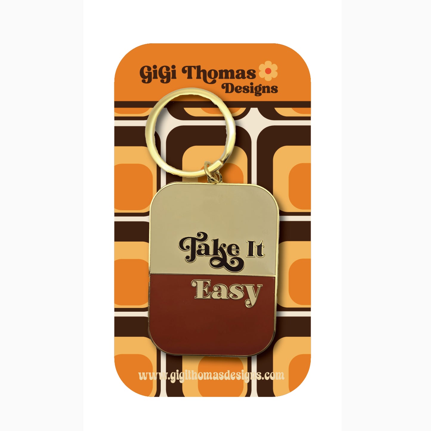 Take It Easy Keychain