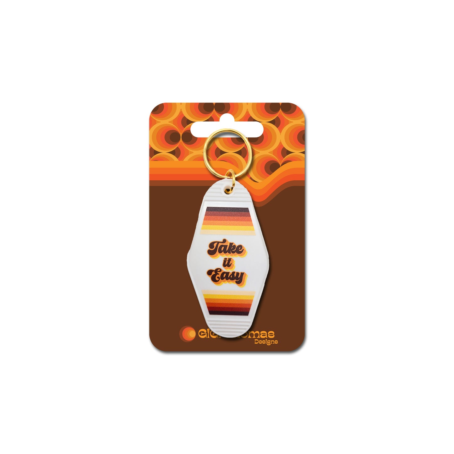 Take It Easy Motel Keychain