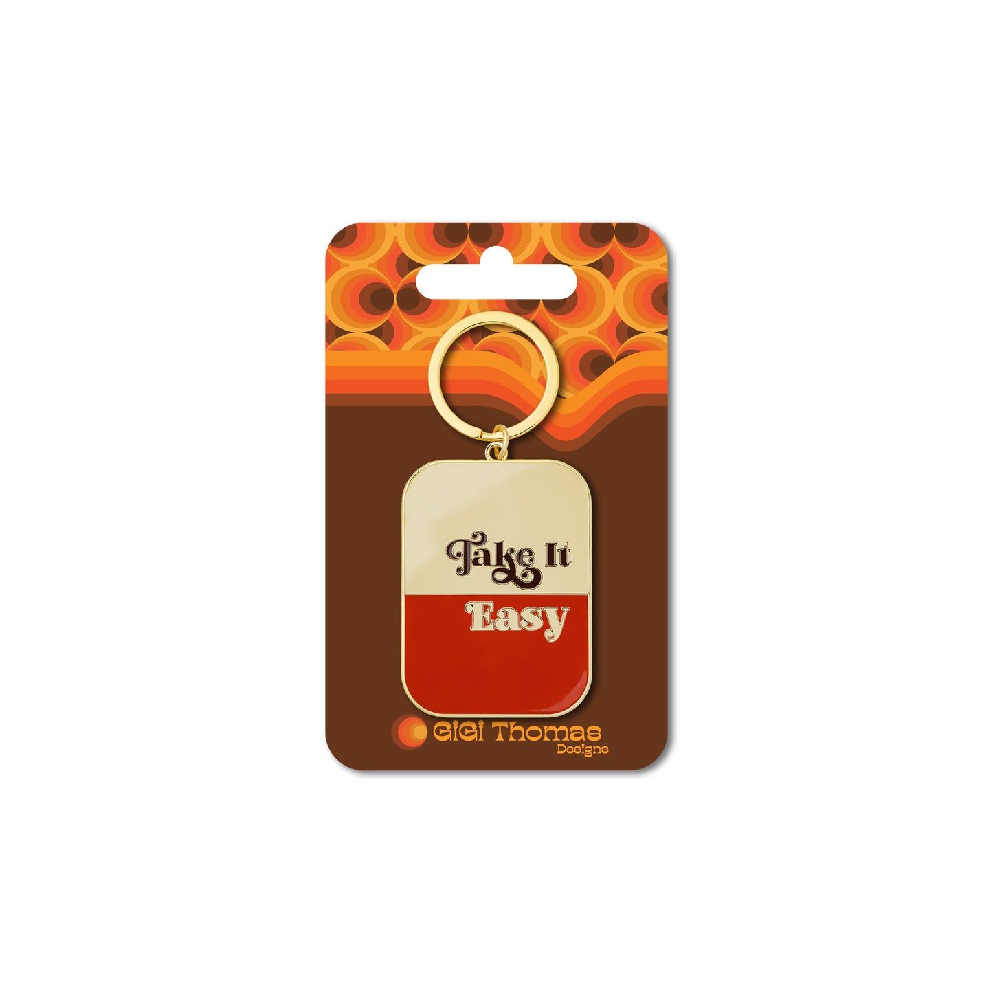 Take It Easy Keychain
