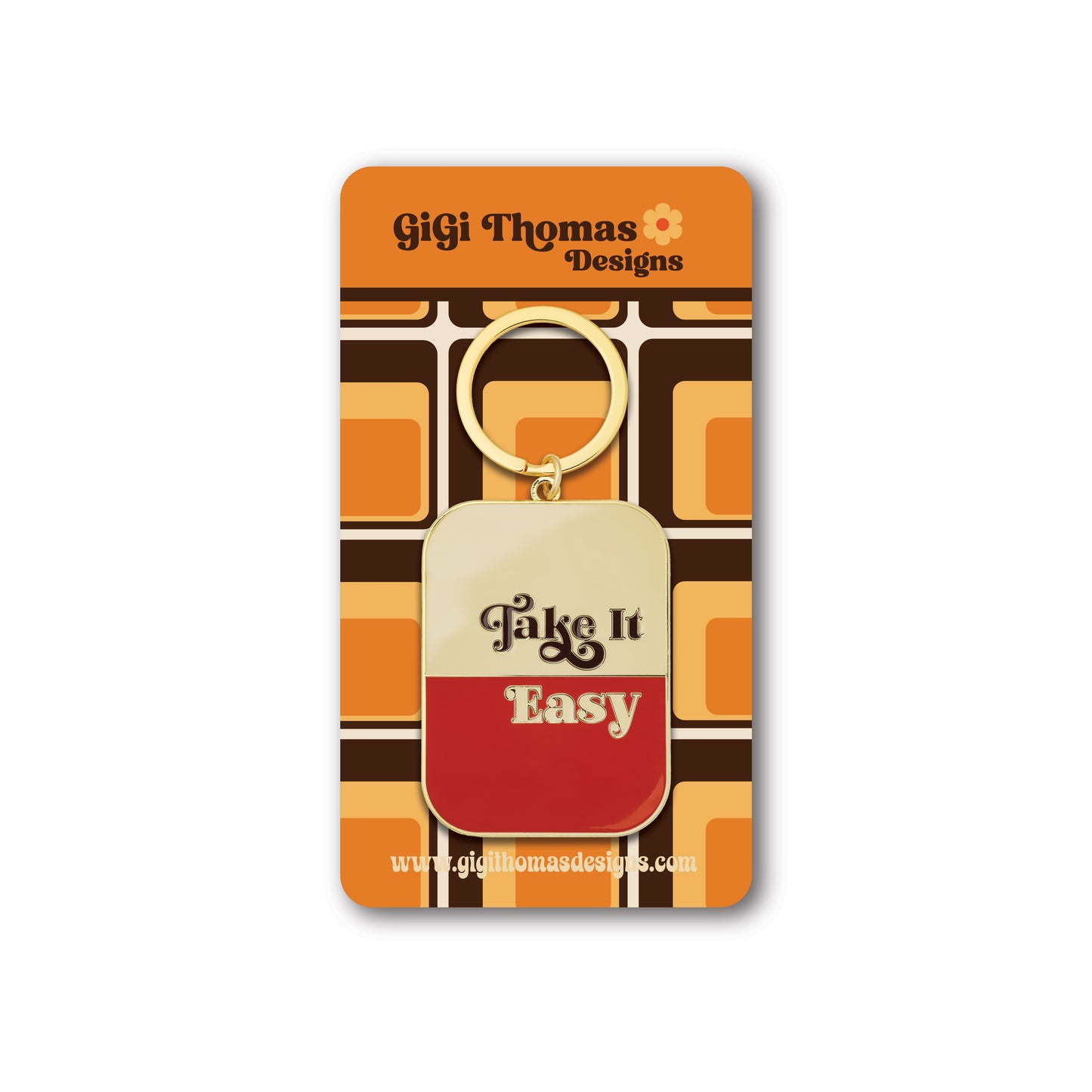 Take It Easy Keychain