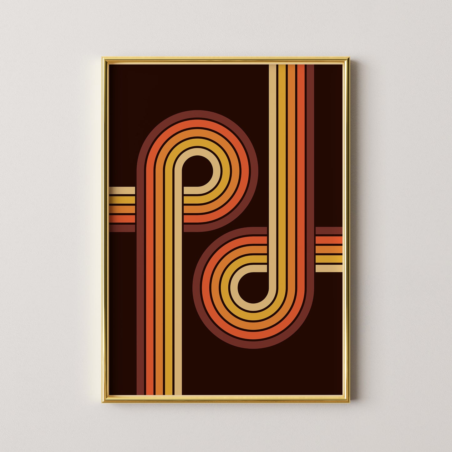 Retro Tracks Print