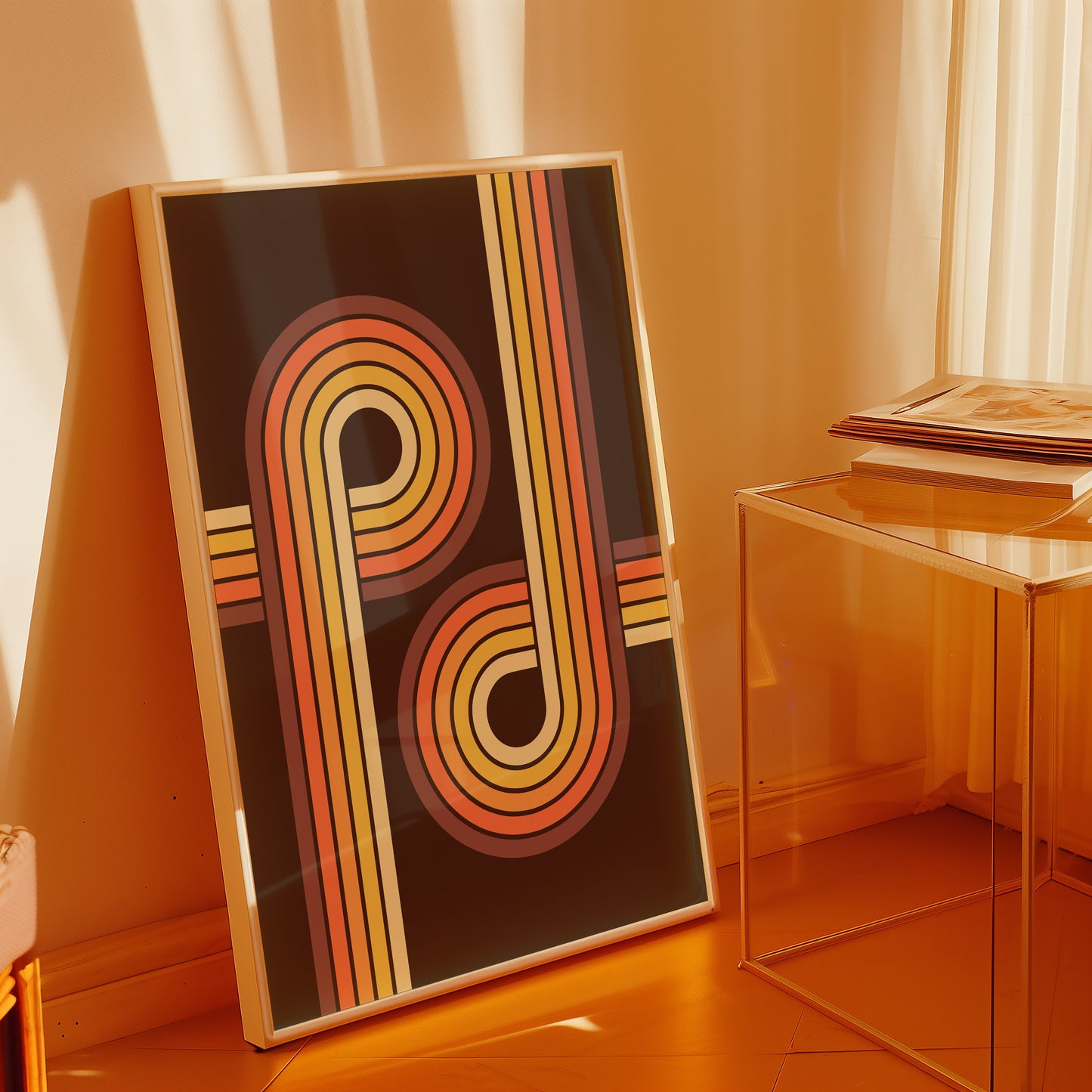 Retro Tracks Print
