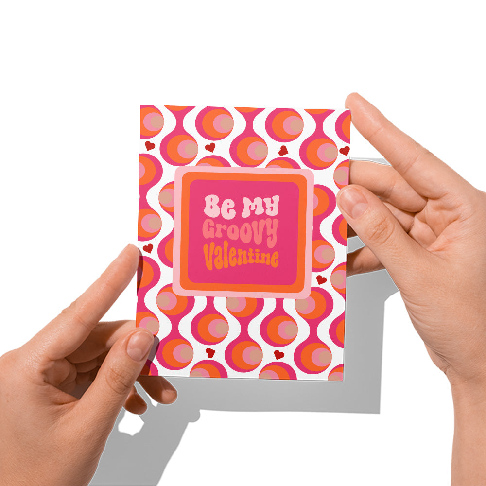 Be My Groovy Valentine Card