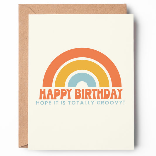 Happy Birthday Hope Its Totally Groovy Card