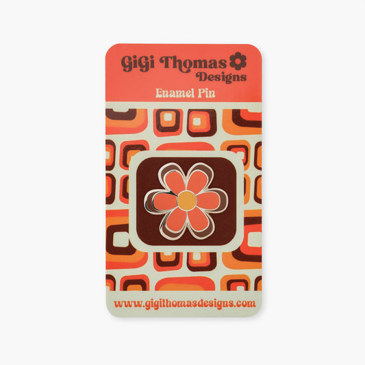 Retro Flower Pin