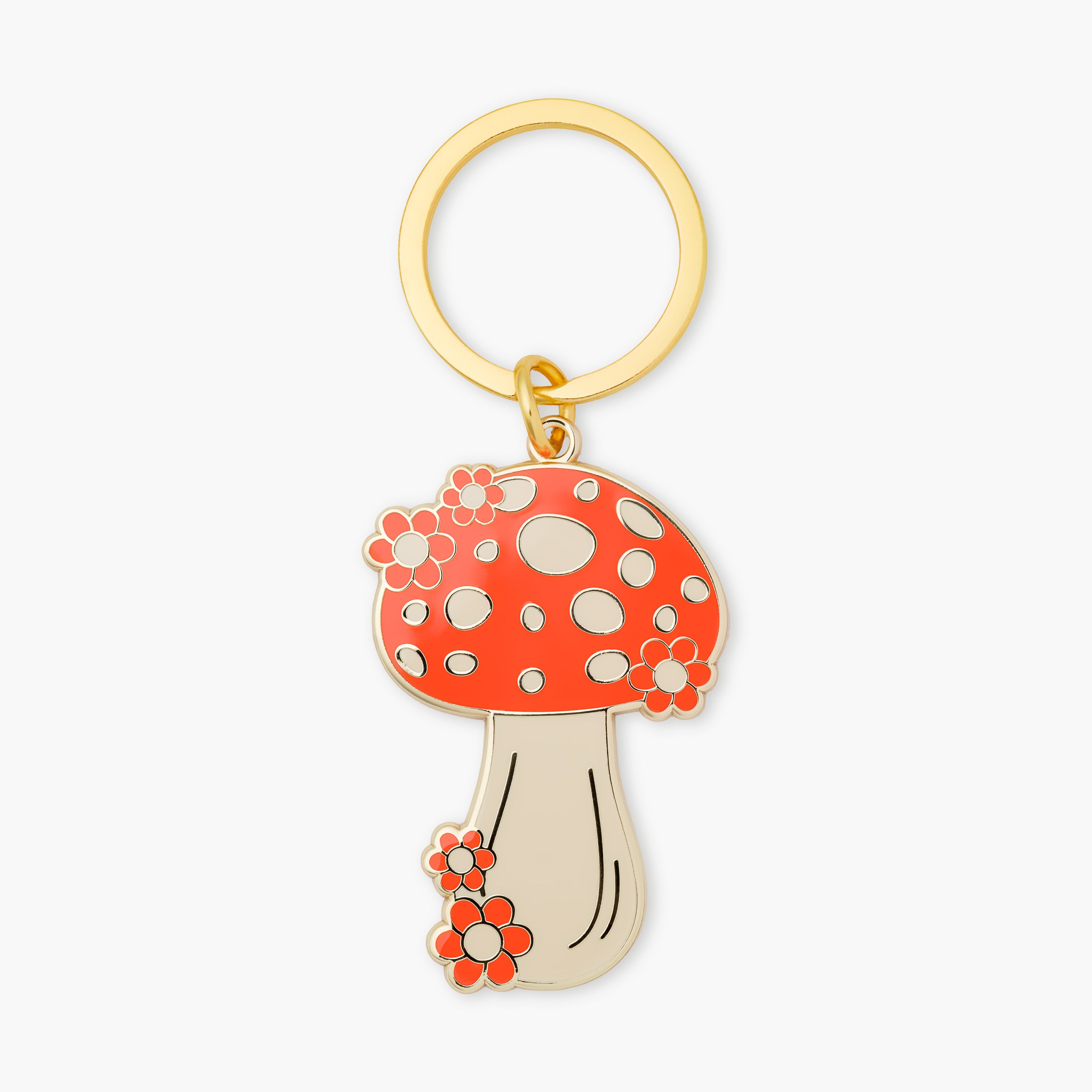 K18YG スイングデザインチャーム Orange Mushroom Keychain – GiGi Thomas Designs