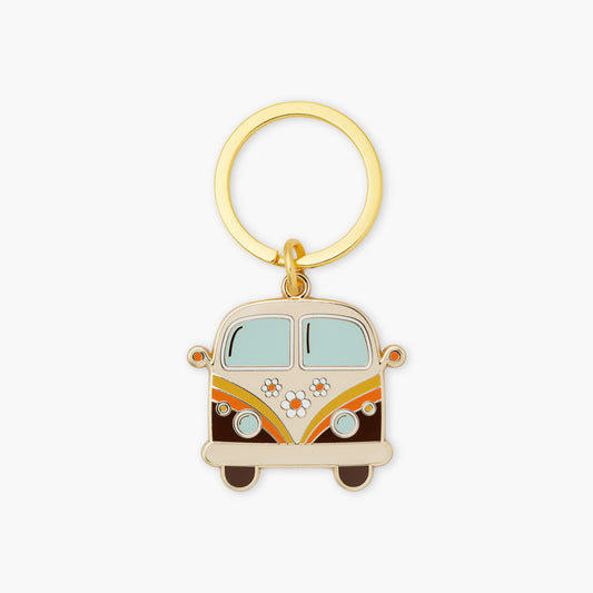 Retro Bus Keychain
