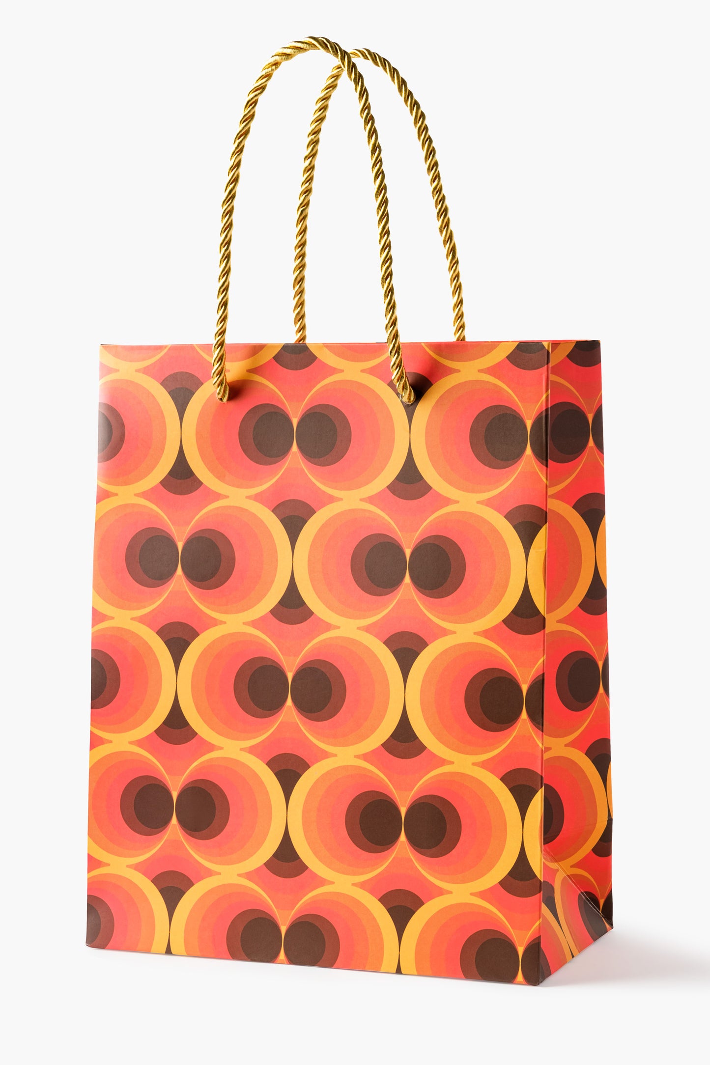 Orange Circles Gift Bag - Medium