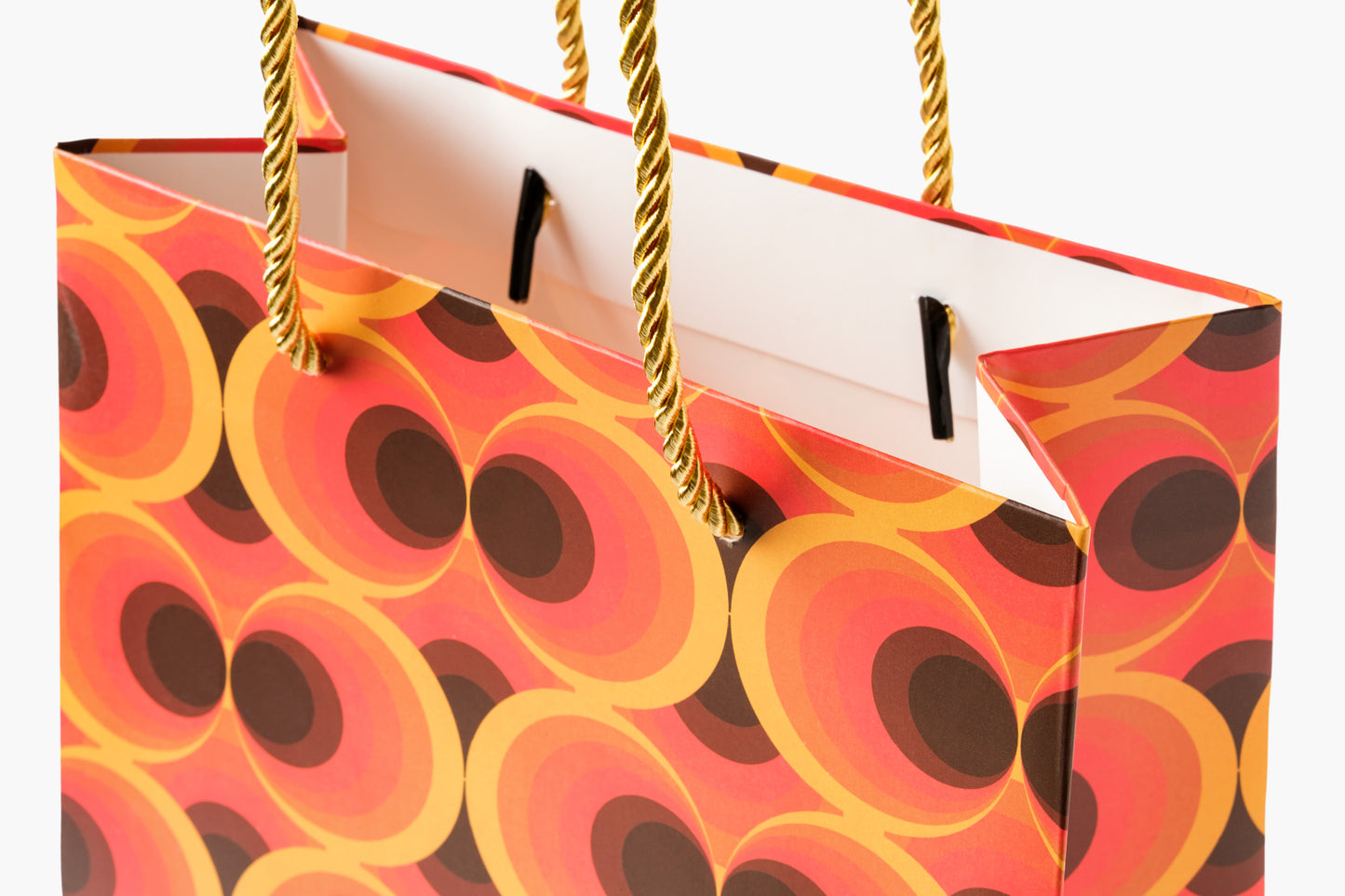 Orange Circles Gift Bag - Medium