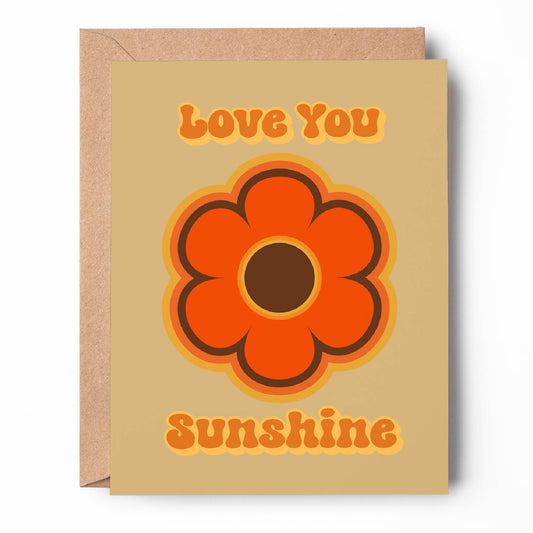Love You Sunshine Card